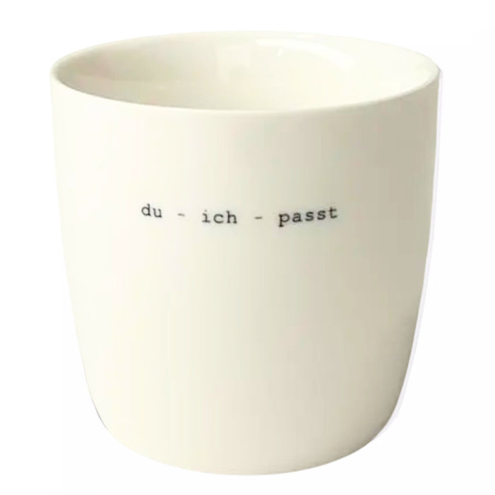 Sögne Tasse "Du - ich - passt"